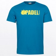 Camiseta Head Padel Font Blue