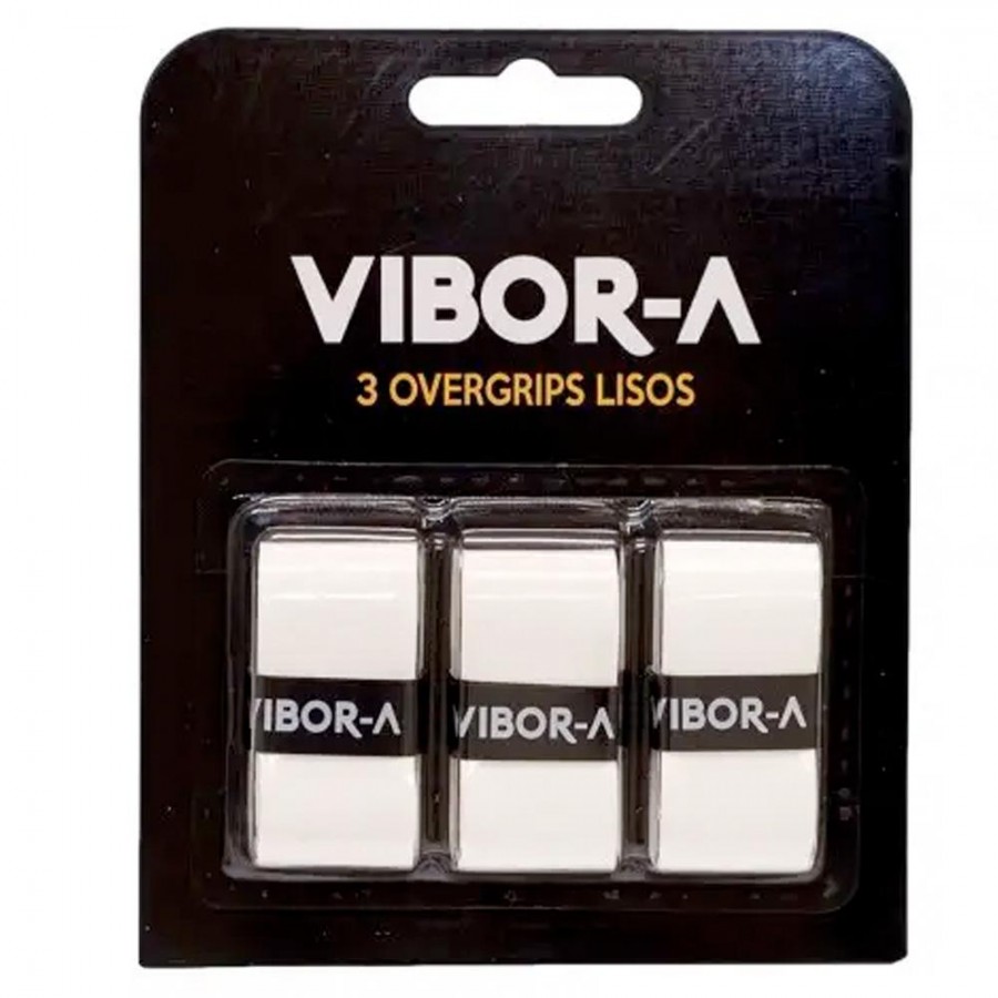 Overgrips Pro Vibora Lisos x3 Blanco