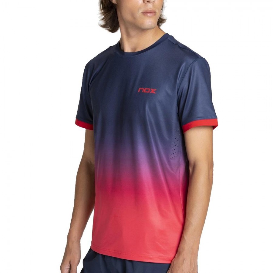 Camiseta Nox Pro Azul Rojo