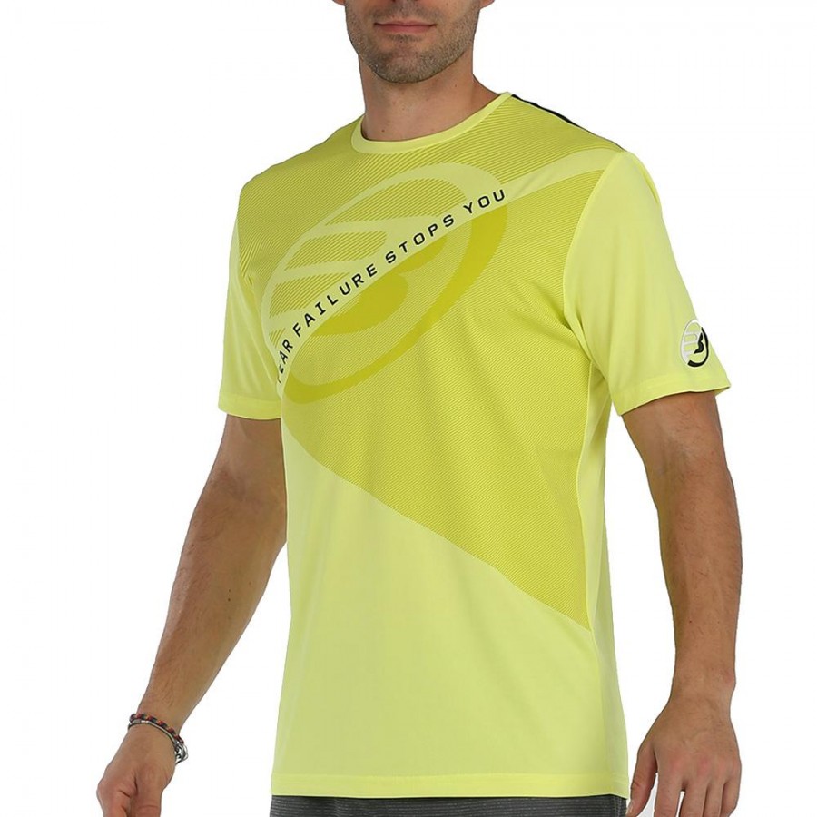 Camiseta Bullpadel Kareni Amarillo Azufre