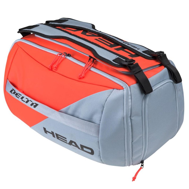 Paletero Head Delta Sport Bag Grey Orange 2022 Paletero Head Delta Sport Bag Grey Orange 2022