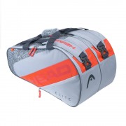 Paletero Head Elite Padel Supercombi Grey Orange 2022