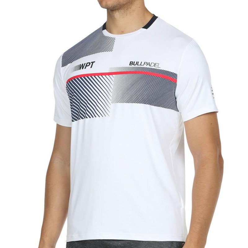 Camiseta Bullpadel Redullu Blanco Camiseta Bullpadel Redullu Blanco