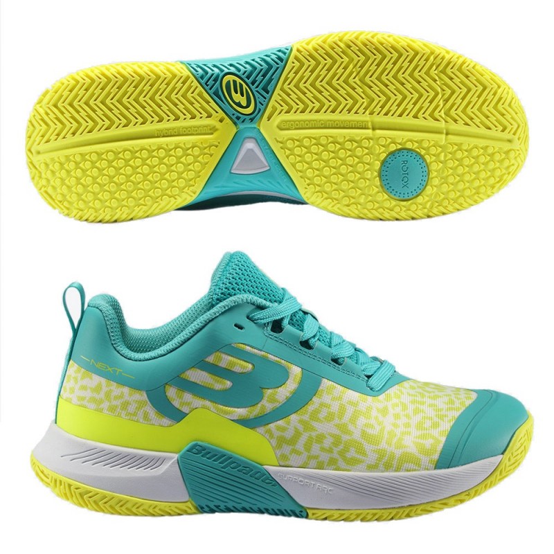 Bullpadel Next Hybrid PRO W 22 Turkos skor Bullpadel Next Hybrid PRO W 22 Turkos skor