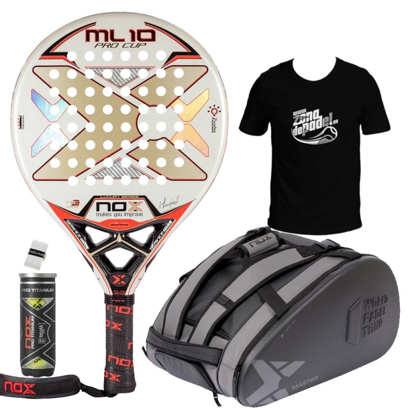 Pack ML10 Pro cup Luxury + padelväskor + Bolas