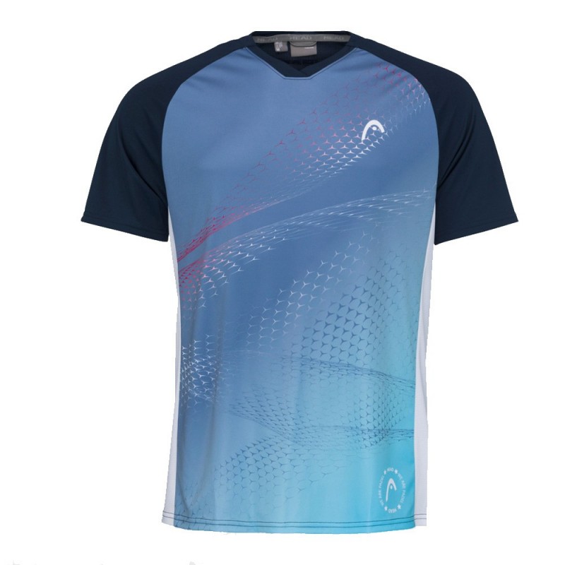 Camiseta Head Play Tech Mörkblått tryck Camiseta Head Play Tech Mörkblått tryck