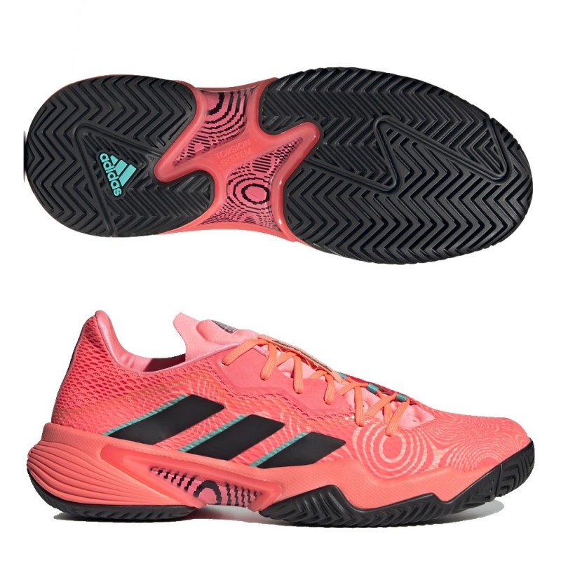 Padelskor Adidas Barricade M Turbo Core Black Acid Red 2022 Padelskor Adidas Barricade M Turbo Core Black Acid Red 2022