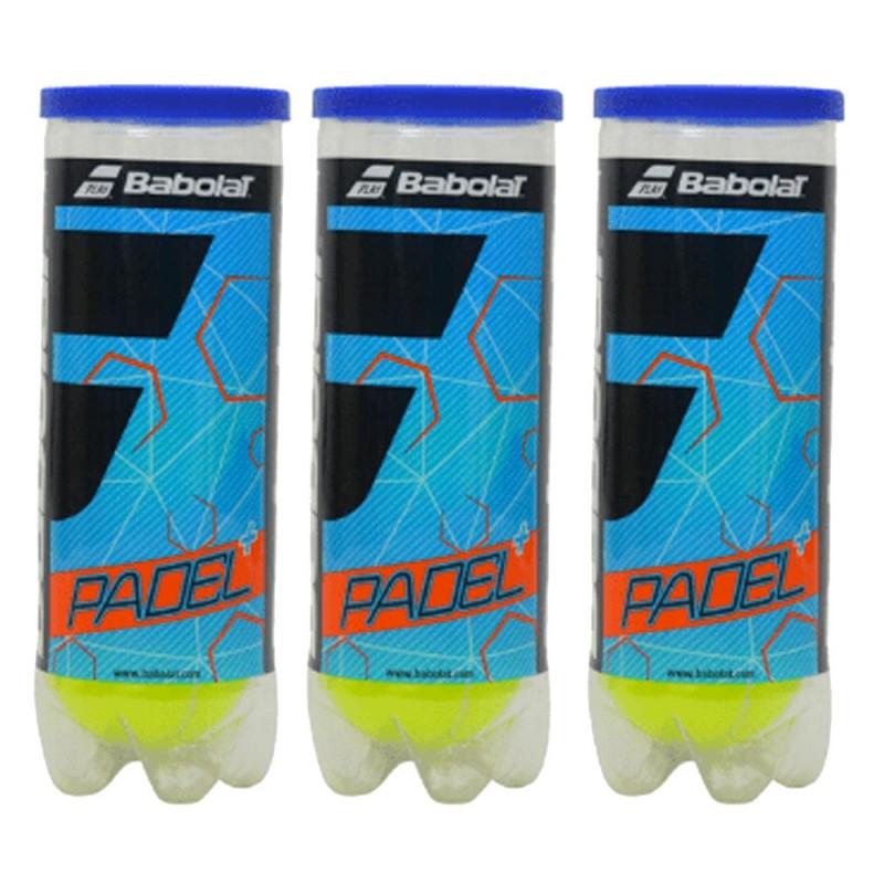 Pack Babolat Padel+ 3 Rör Pack Babolat Padel+ 3 Rör