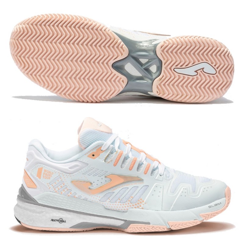 Joma T.SLAM LADY 2207 Skor Vit Ljusrosa Joma T.SLAM LADY 2207 Skor Vit Ljusrosa