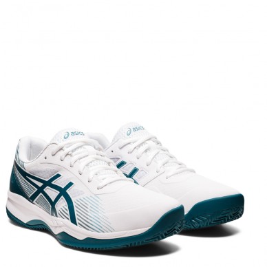 Asics Gel Game 8 Clay White Velvet Pine