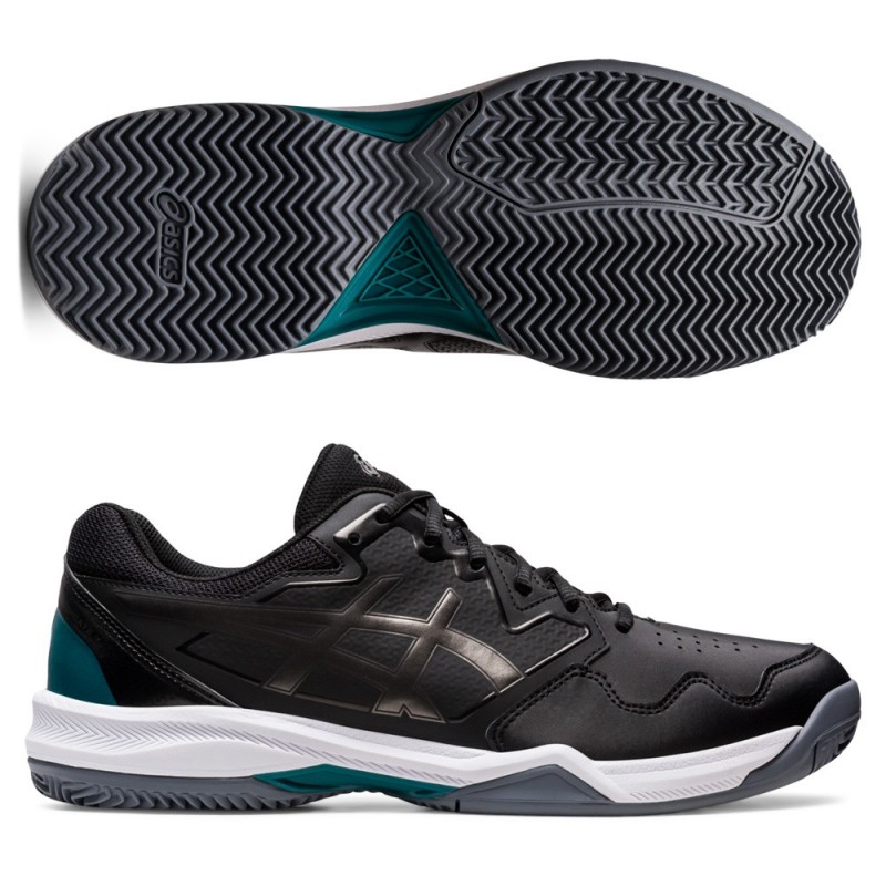 Asics Gel Dedicate 7 Clay svart gunmetal Asics Gel Dedicate 7 Clay svart gunmetal