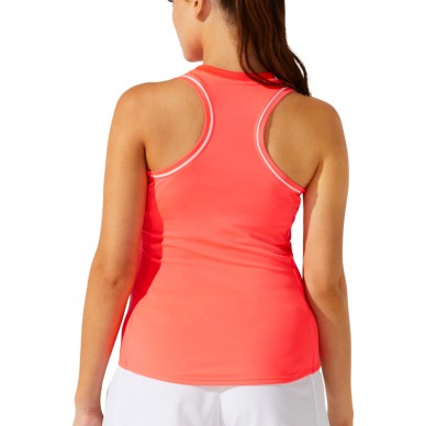 Camiseta Asics Court W Piping Tank diva rosa