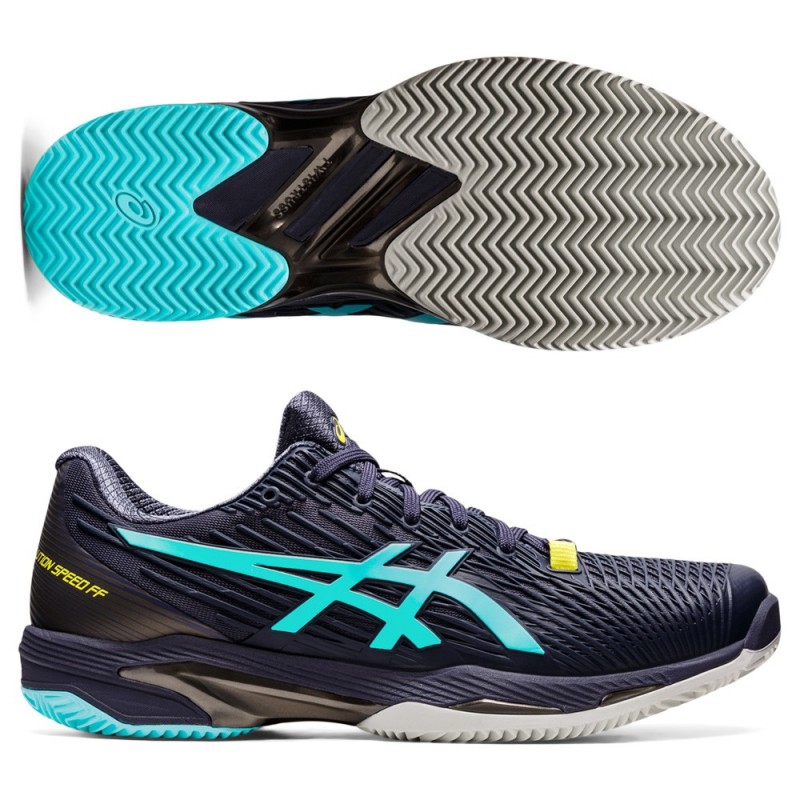 Asics Solution Speed FF 2 Clay indigo dimma is mint Asics Solution Speed FF 2 Clay indigo dimma is mint