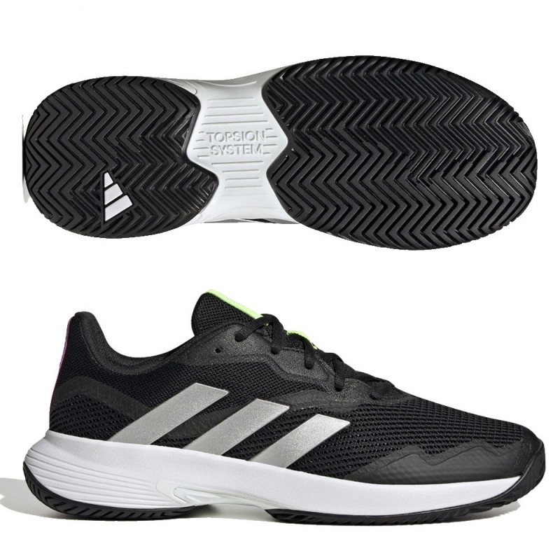 Padelskor Adidas Courtjam Control M kärna svart silvervit 2022 Padelskor Adidas Courtjam Control M kärna svart silvervit 2022