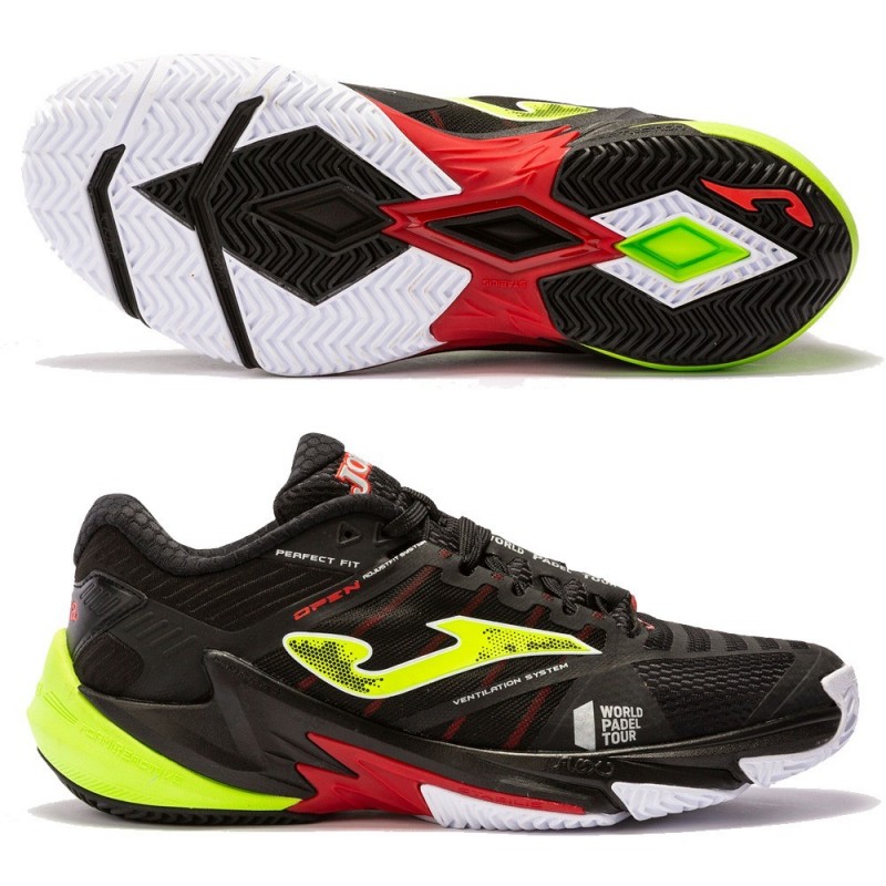 Joma T.OPEN HERR 2201 Skor Svart Grön Fluor Joma T.OPEN HERR 2201 Skor Svart Grön Fluor
