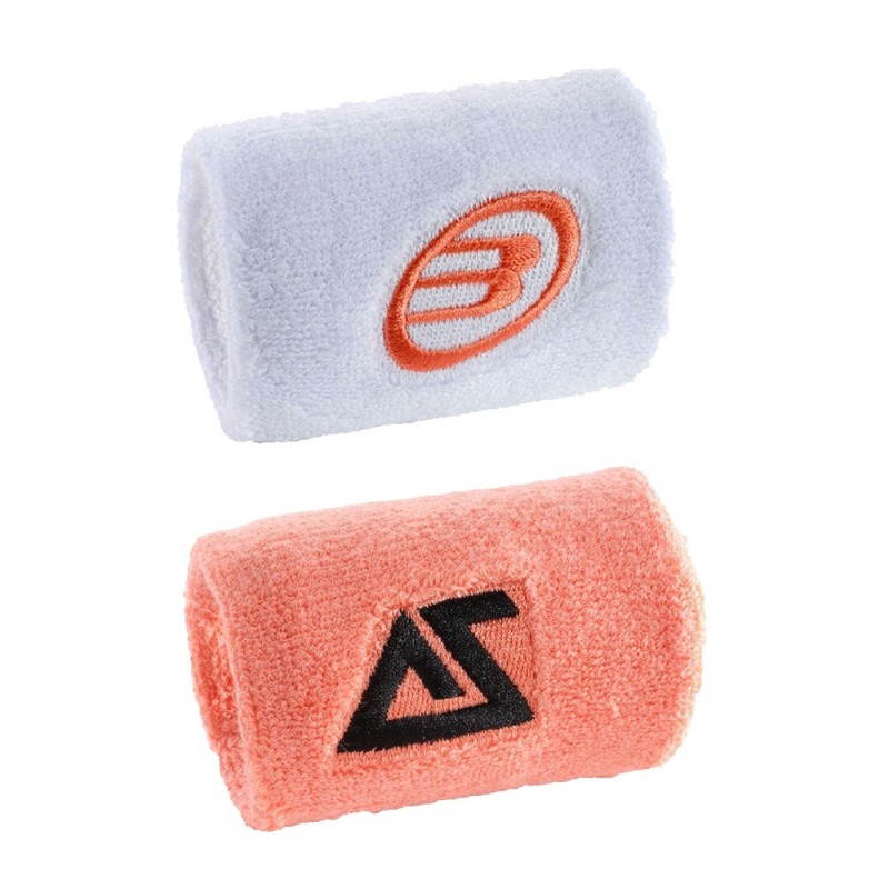 Bullpadel BPMUAS06 armband pastell orange vit Bullpadel BPMUAS06 armband pastell orange vit