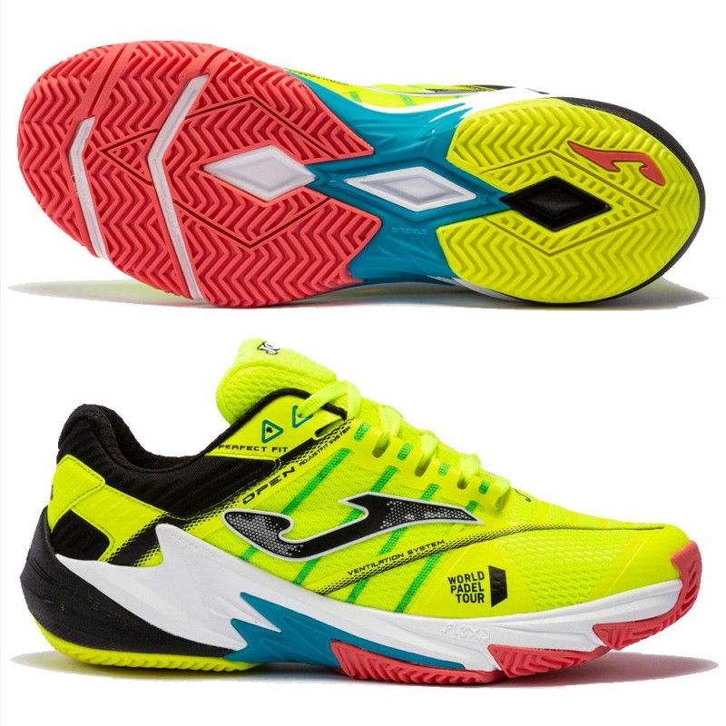 Joma T.OPEN 2209 Skor Fluor Gul Svart