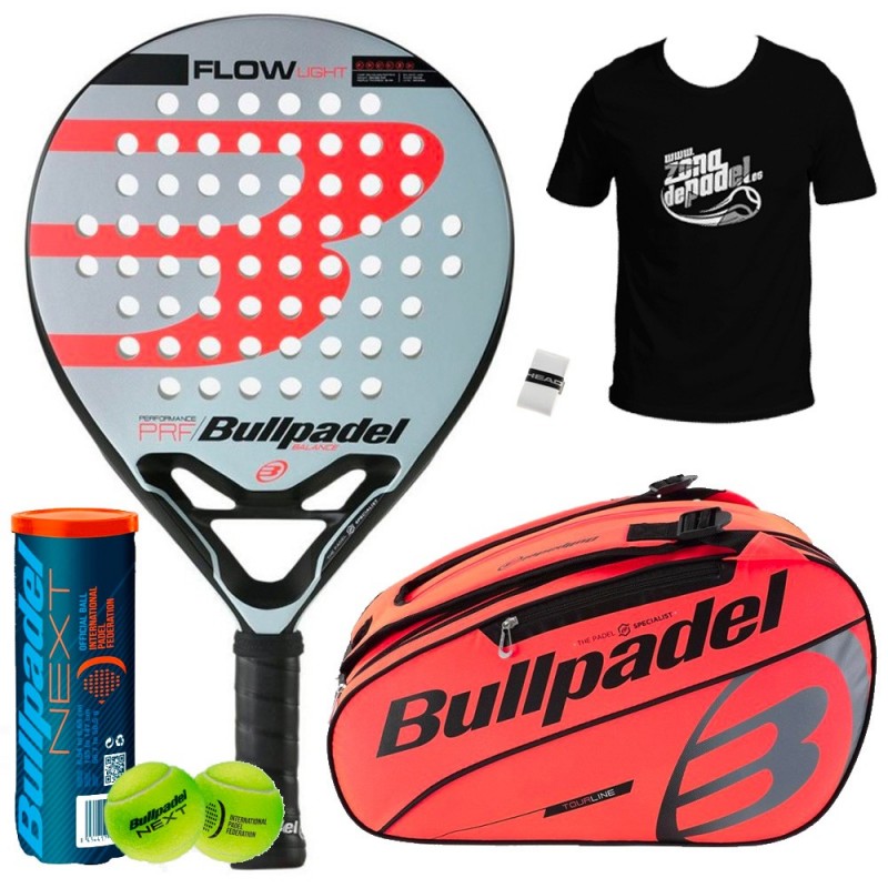 Pack Bullpadel Flow Light + padelväskor