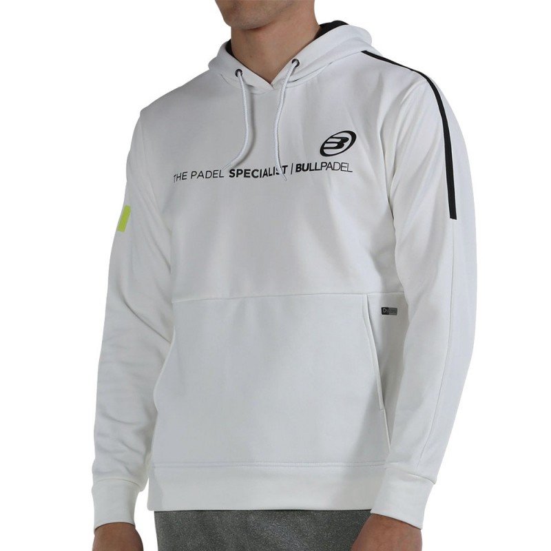 Bullpadel Lipis vit Hoodie