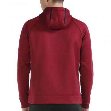 Bullpadel Lipis vinröd Hoodie