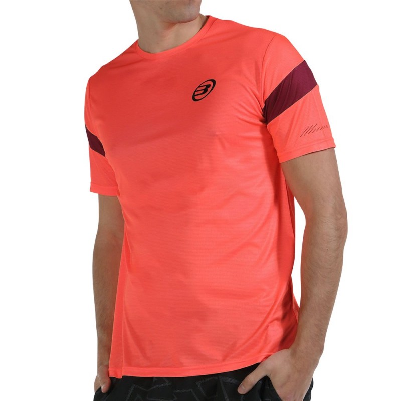 T-shirt Bullpadel Cojin korall fluor