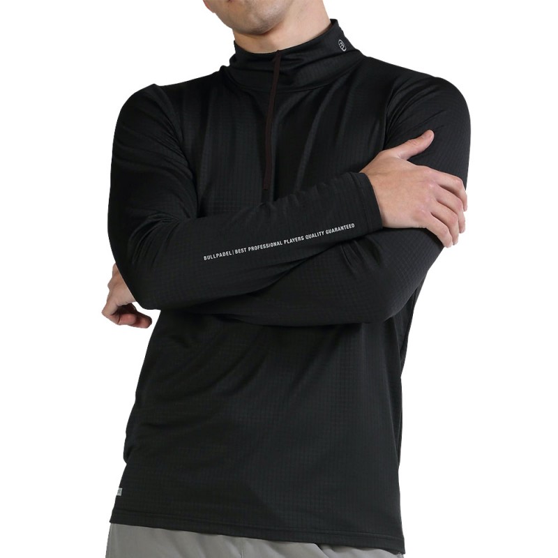 Lång T-shirt Bullpadel Ilota svart Lång T-shirt Bullpadel Ilota svart