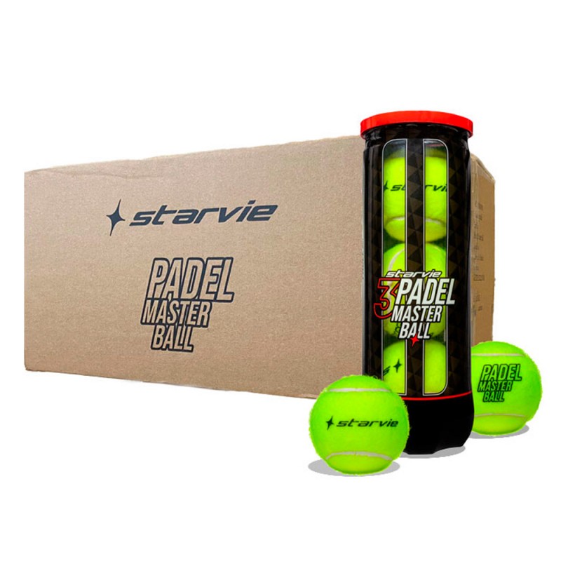 Padelbollar StarVie Padel Master Ball 24 rör x 3 Padelbollar StarVie Padel Master Ball 24 rör x 3