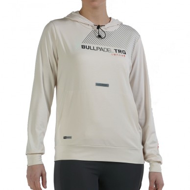 Ivory Tonal Bullpadel Hoodie