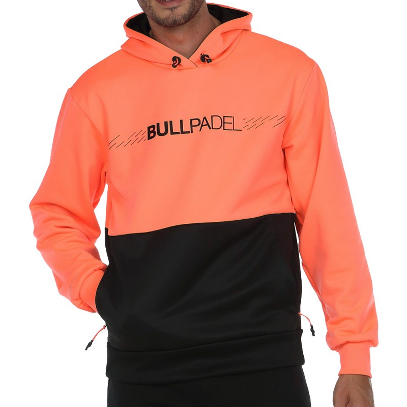 Hoodie Bullpadel Imbue korall fluor