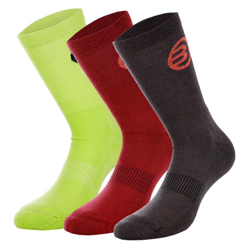 Bullpadel BP2203 FW Pack 3 färger Socks Bullpadel BP2203 FW Pack 3 färger Socks