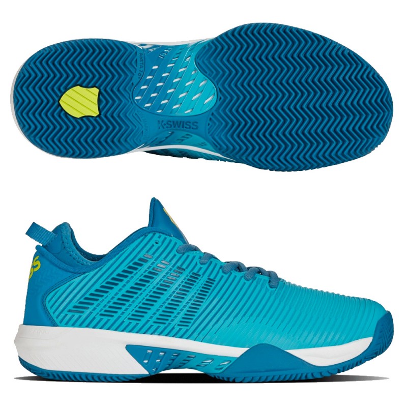 Padelskor Kswiss Hypercourt Supreme HB scuba blå himmelsk Padelskor Kswiss Hypercourt Supreme HB scuba blå himmelsk
