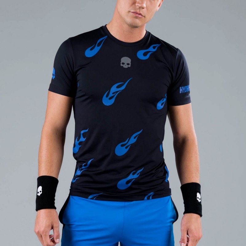 Hydrogen Flames Tech Tee T-shirt Svart Blå Hydrogen Flames Tech Tee T-shirt Svart Blå