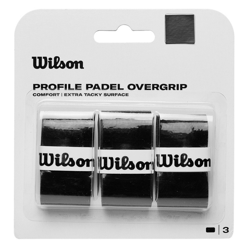 Overgrip Wilson Profile Padel svart x 3
