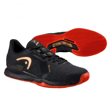 Head Sprint Pro 3.5 SF Clay padelskor Black Orange