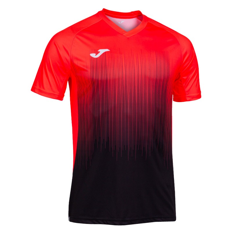 Joma Tiger IV T-shirt svart korall Joma Tiger IV T-shirt svart korall
