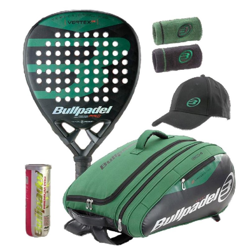 Pack Bullpadel Vertex 02 LTD + padelväska Pack Bullpadel Vertex 02 LTD + padelväska