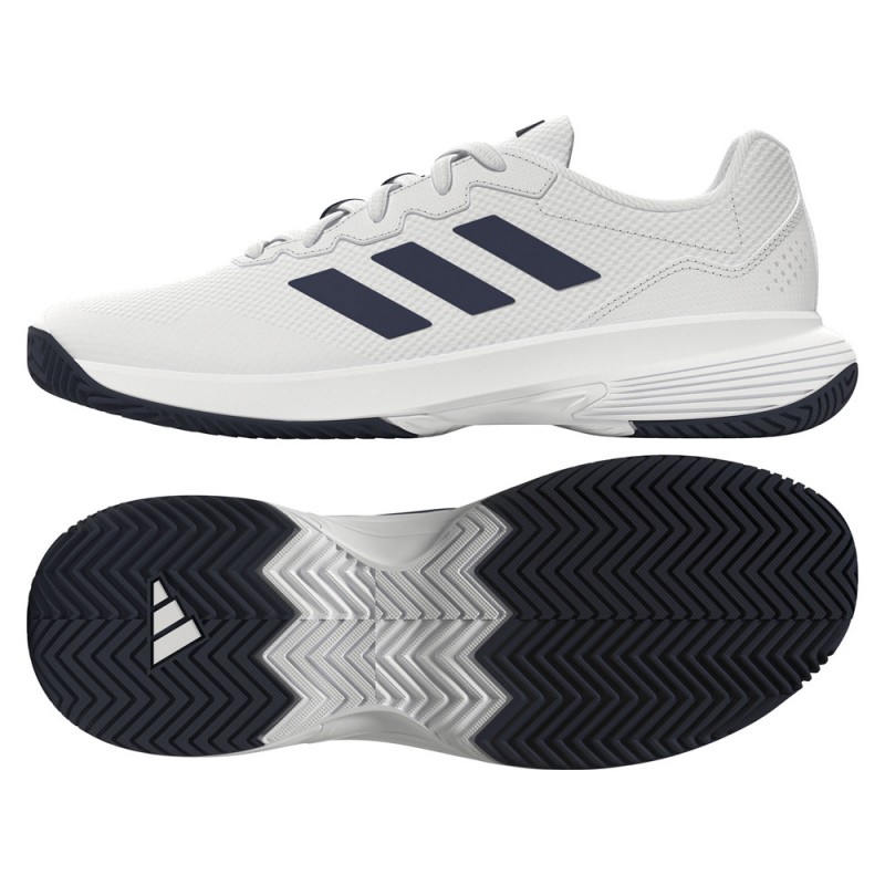 Padelskor Adidas Gamecourt 2 M Vita Marinblå Padelskor Adidas Gamecourt 2 M Vita Marinblå
