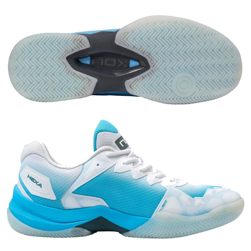 Padelskor Nox ML10 Hexa white aquarius Padelskor Nox ML10 Hexa white aquarius