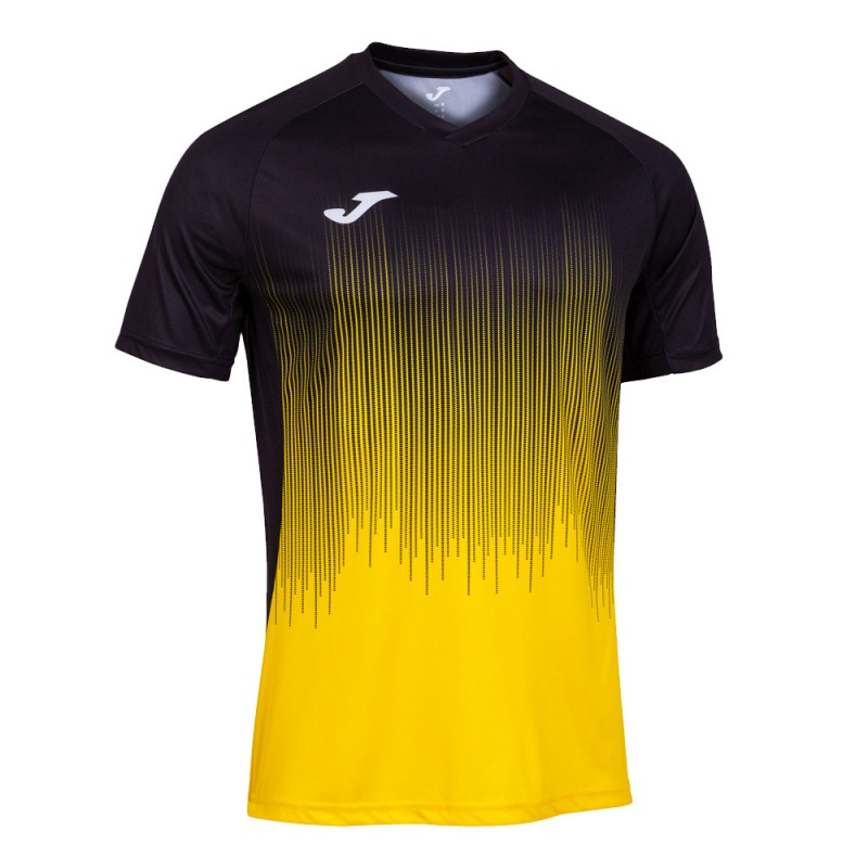 Joma Tiger IV gul svart t-shirt Joma Tiger IV gul svart t-shirt