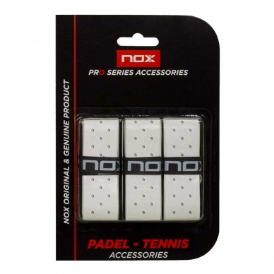 Nox Extra Grip White Overgrips 3 enheter