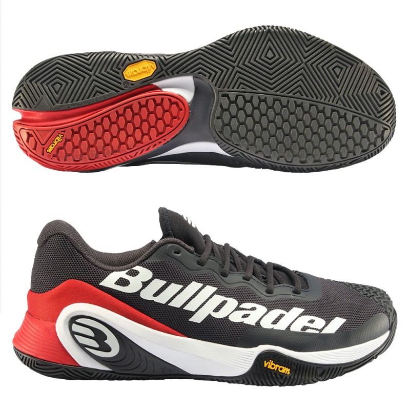 Bullpadel Hack Vibram Pro LTD 23V mörkgrå padelskor Bullpadel Hack Vibram Pro LTD 23V mörkgrå padelskor