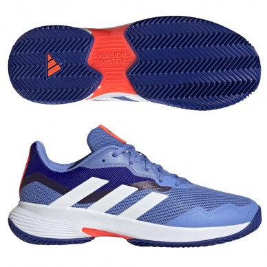 Padelskor Adidas Courtjam Control M Clay Skor Blå Svart