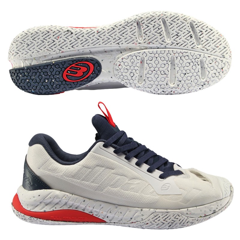 padelskor Bullpadel Comfort Pro 23V vita padelskor Bullpadel Comfort Pro 23V vita
