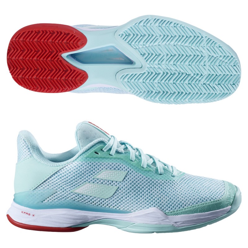 Babolat Jet Tere Clay Damskor yucca vit 2023 Babolat Jet Tere Clay Damskor yucca vit 2023