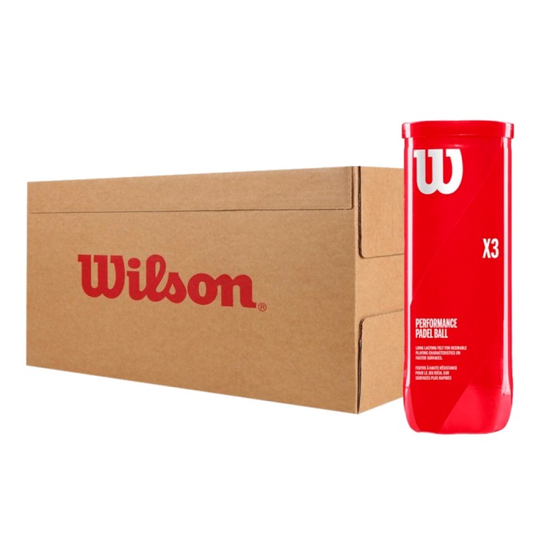 Padelbollar Wilson Performance Padel Balls 24 rör x 3 Padelbollar Wilson Performance Padel Balls 24 rör x 3