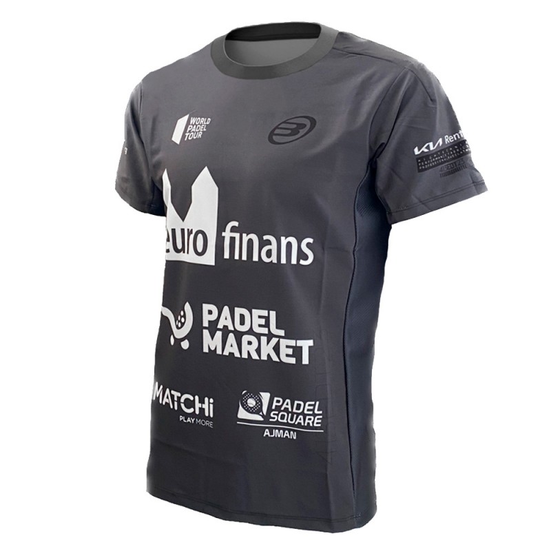 Bullpadel Paquito Navarro Odeon svart t-shirt Bullpadel Paquito Navarro Odeon svart t-shirt