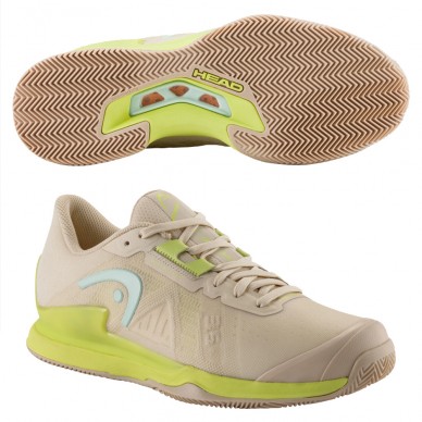 Padelskor Head Sprint Pro 3.5 Clay macadamia lime 2023