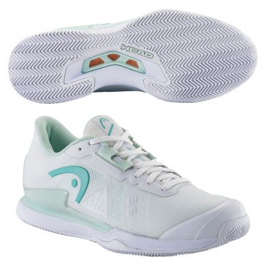 Padelskor Head Sprint Pro 3.5 Clay white aqua 2023