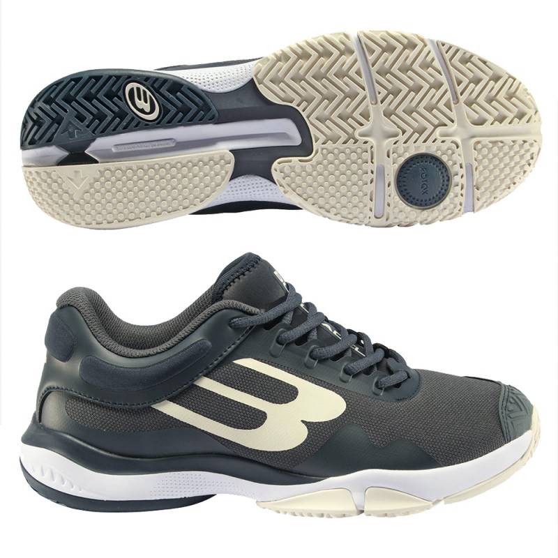Padelskor Bullpadel Flow Hybrid Fly 23V mörkgrå Padelskor Bullpadel Flow Hybrid Fly 23V mörkgrå
