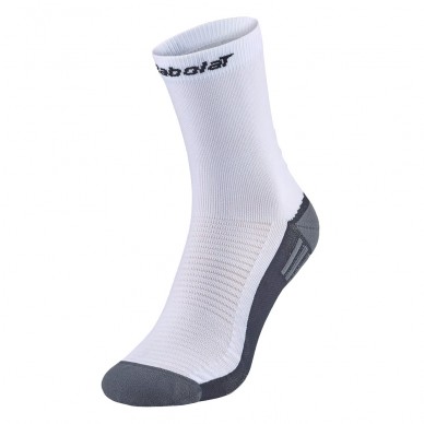 Socks Babolat Padel Mid Calf vit svart